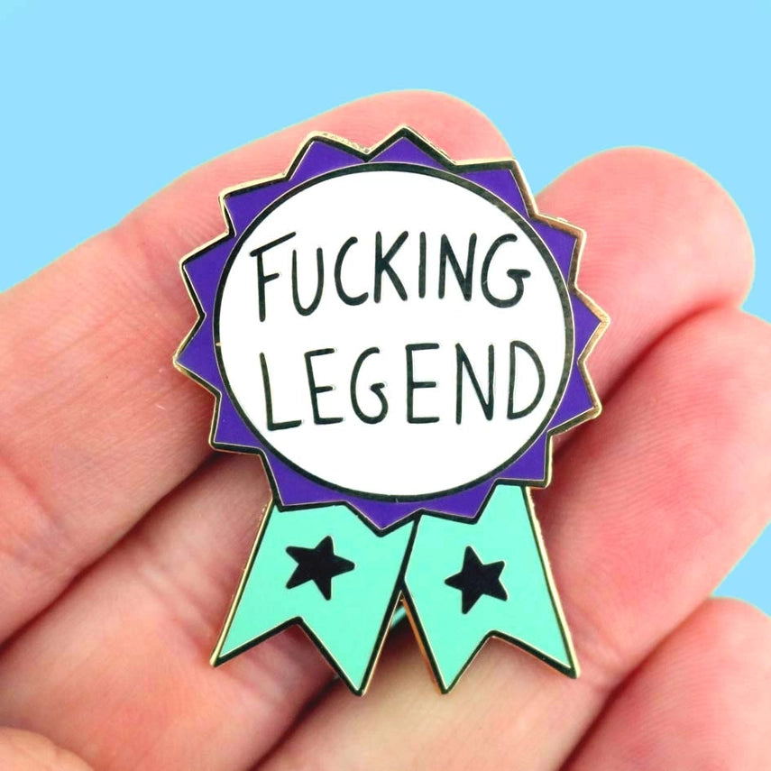 Fucking Legend Lapel Pin-Pipp Pop