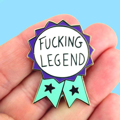 Fucking Legend Lapel Pin-Pipp Pop