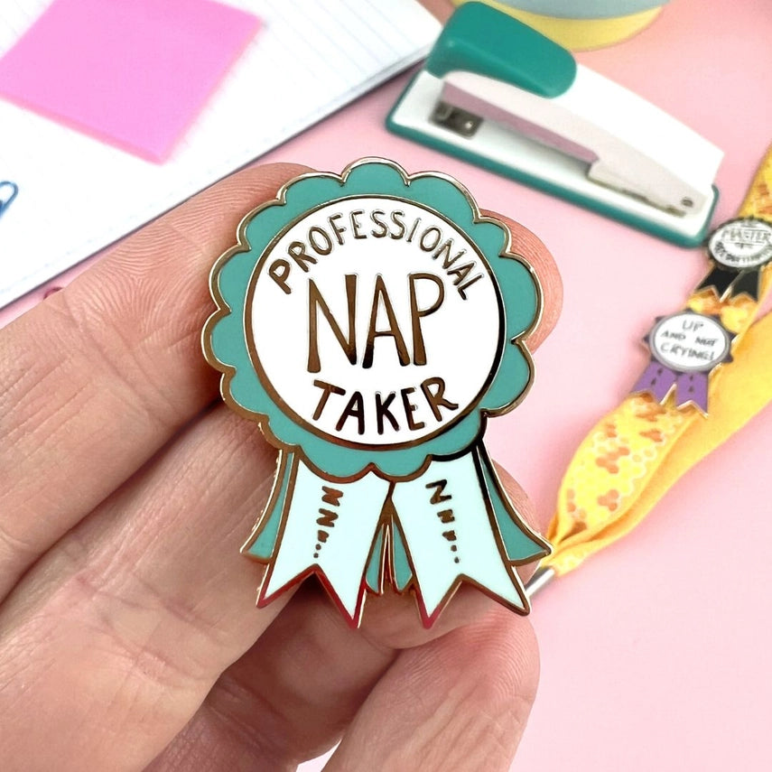 Professional Nap Taker Award Lapel Pin-Pipp Pop