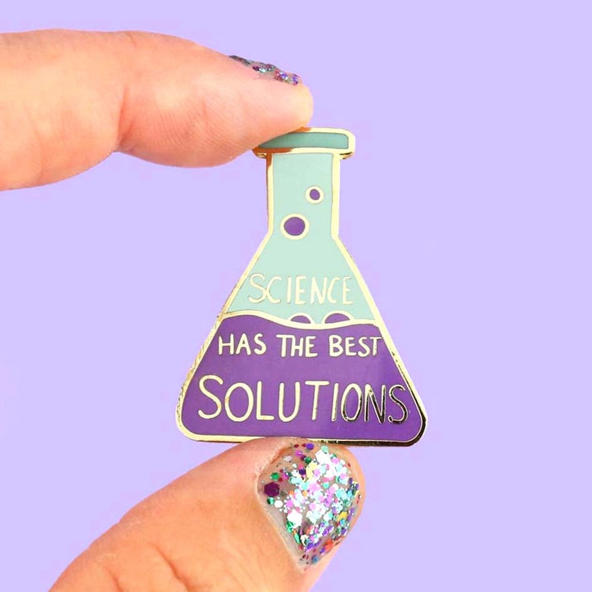 Science Has the Best Solutions Lapel Pin-Pipp Pop