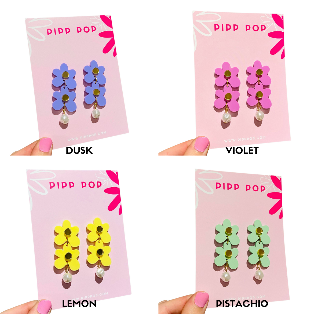 Petal Bundle - Card + Petal Dangles-Pipp Pop