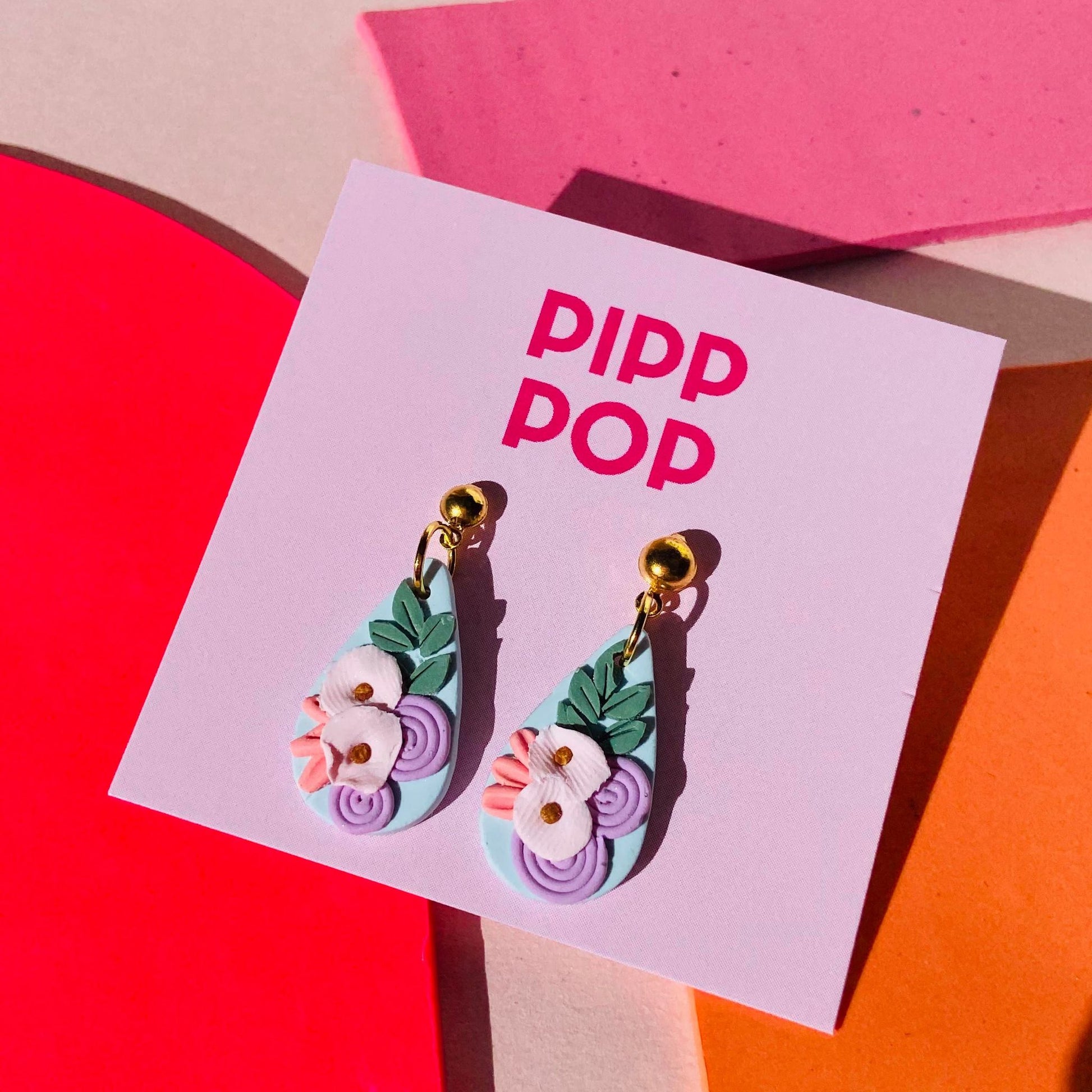 Pip's Poppies Dangles-Pipp Pop