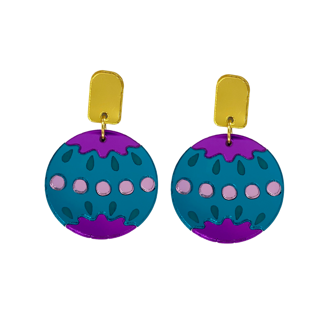 Christmas Bauble Style 2 - 6 Colours Available-Pipp Pop