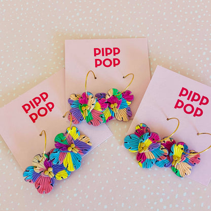 Rainbow Orchid Dangles-Pipp Pop
