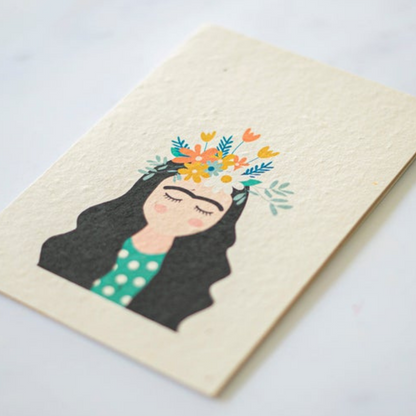 Turquoise Creative - Plantable seeded cards - Frida Kahlo-Pipp Pop
