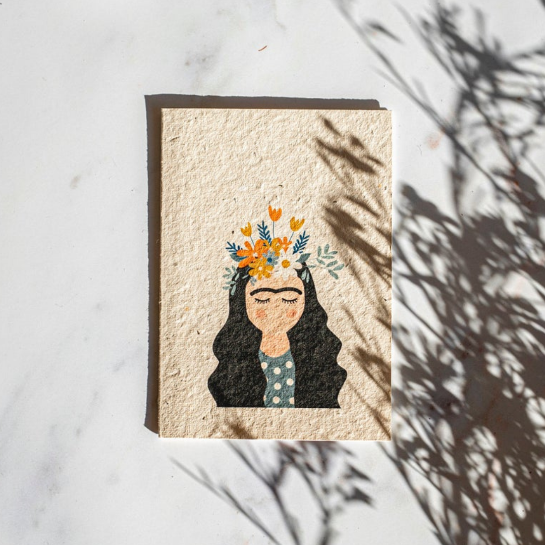 Turquoise Creative - Plantable seeded cards - Frida Kahlo-Pipp Pop