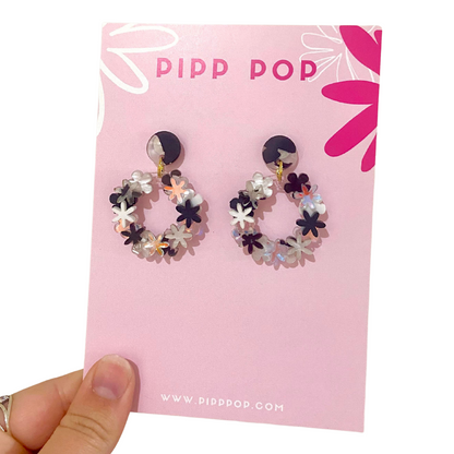 Flower Bomb Dangles - 11 Colours Available-Pipp Pop