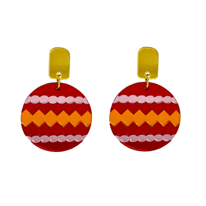 Christmas Bauble Style 1 - 6 Colours Available-Pipp Pop