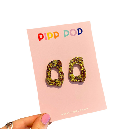 Jazzy Statement Studs - 15 Colours Available-Pipp Pop