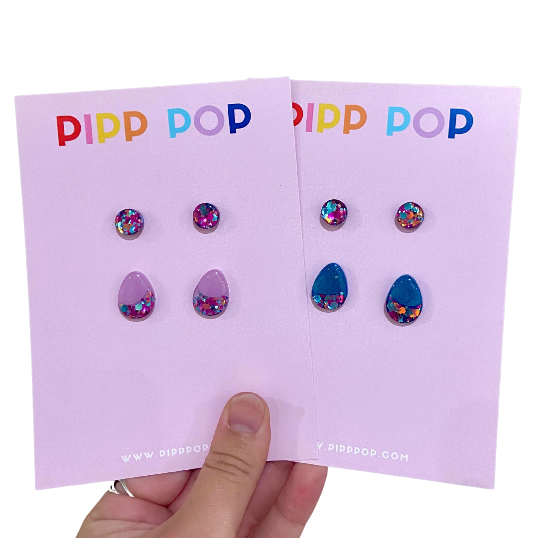 Easter Stud Pack #2 - 3 Colours Available-Pipp Pop