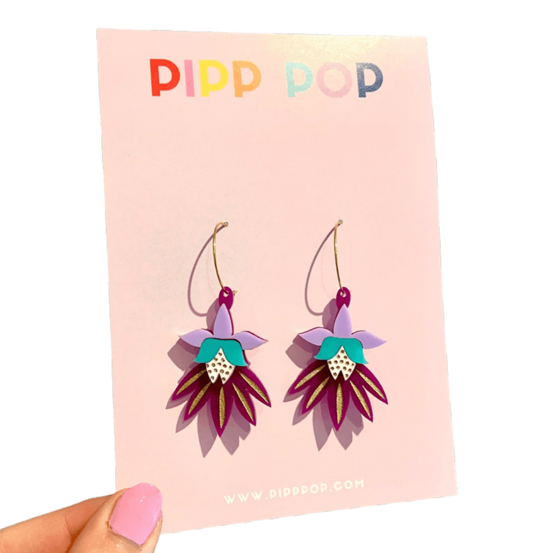 Earring Stand + Dancing Blooms Bundle-Pipp Pop