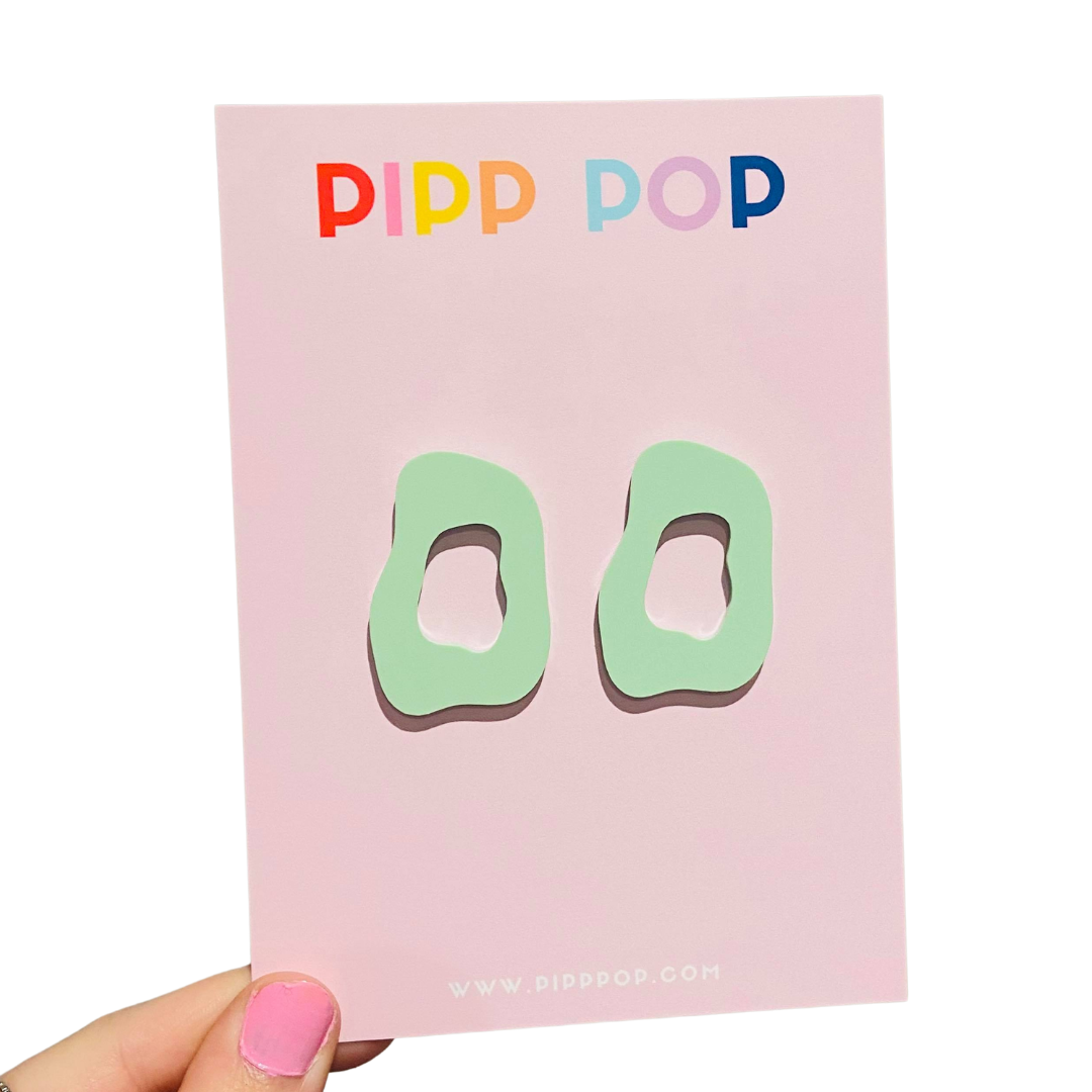 Jazzy Statement Studs - 15 Colours Available-Pipp Pop