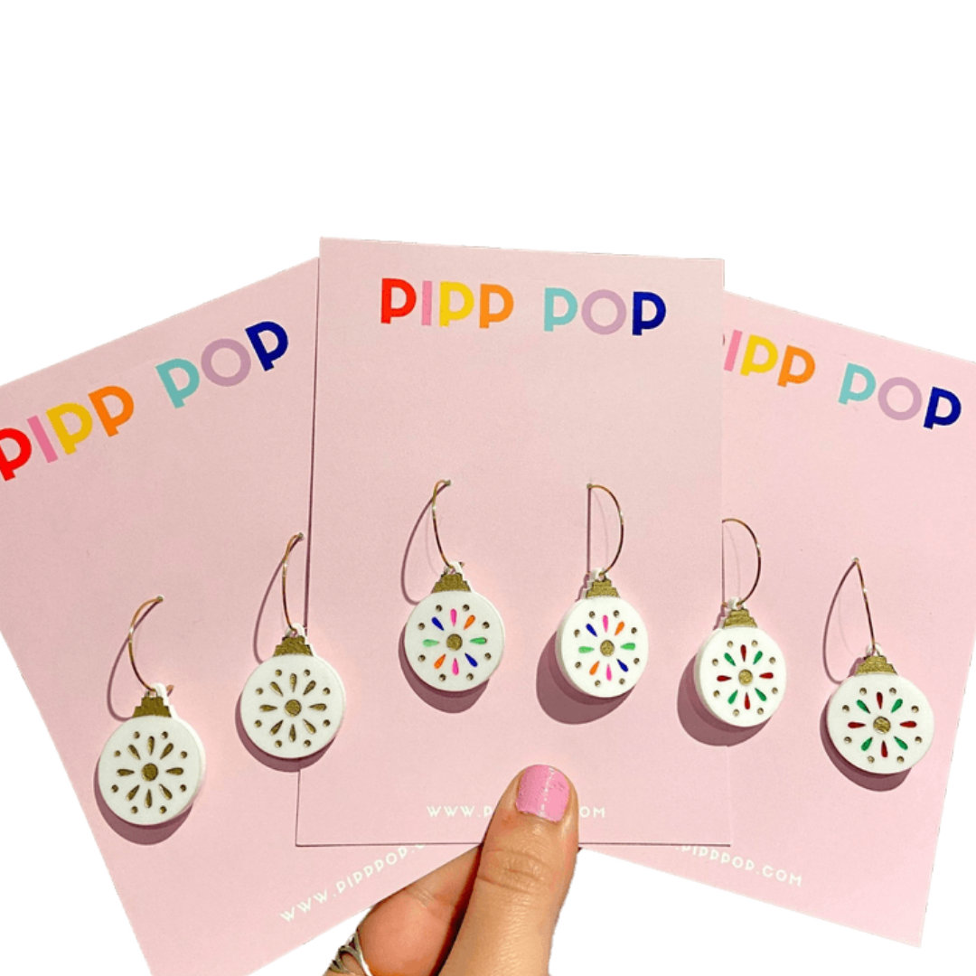 Snowy Christmas Baubles - Select Style-Pipp Pop