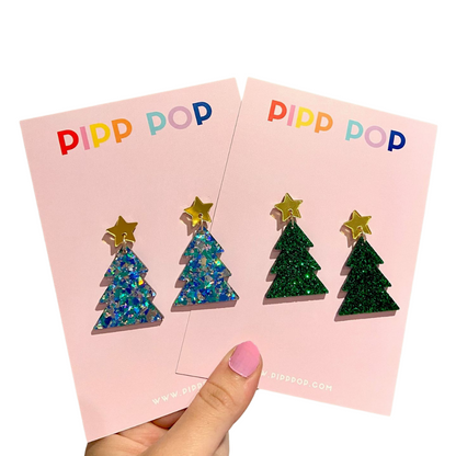 Christmas Tree Dangles - Blue-Pipp Pop