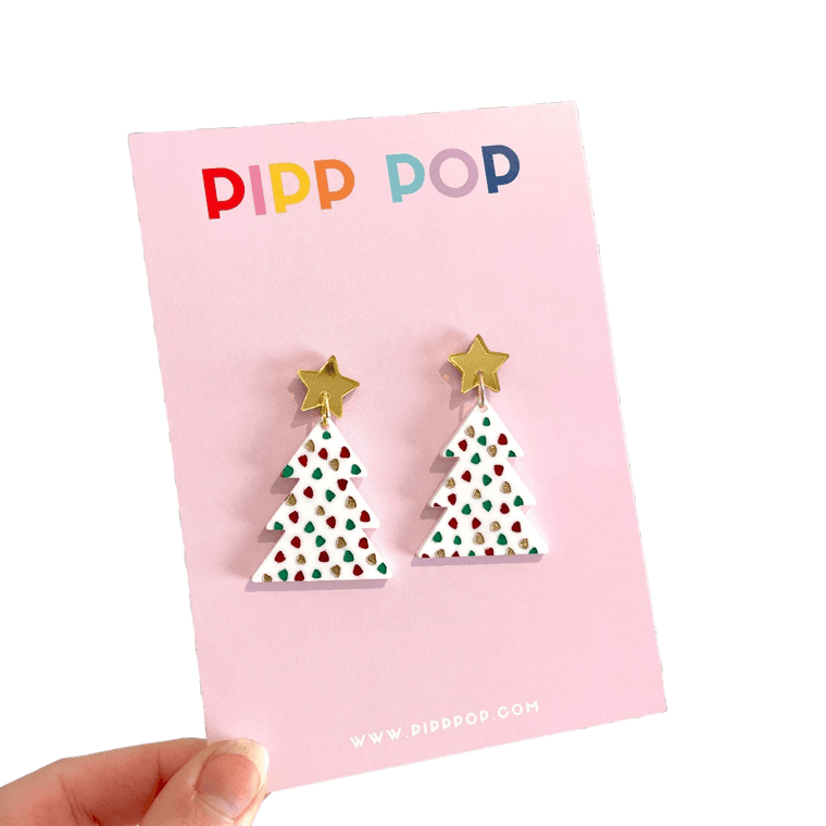 Christmas Tree Dangles - Spotty #1-Pipp Pop
