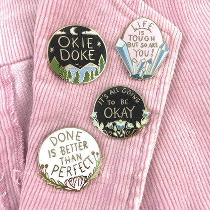 Done Is Better Than Perfect Lapel Pin-Pipp Pop